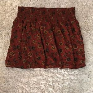 Sunflower mini skirt